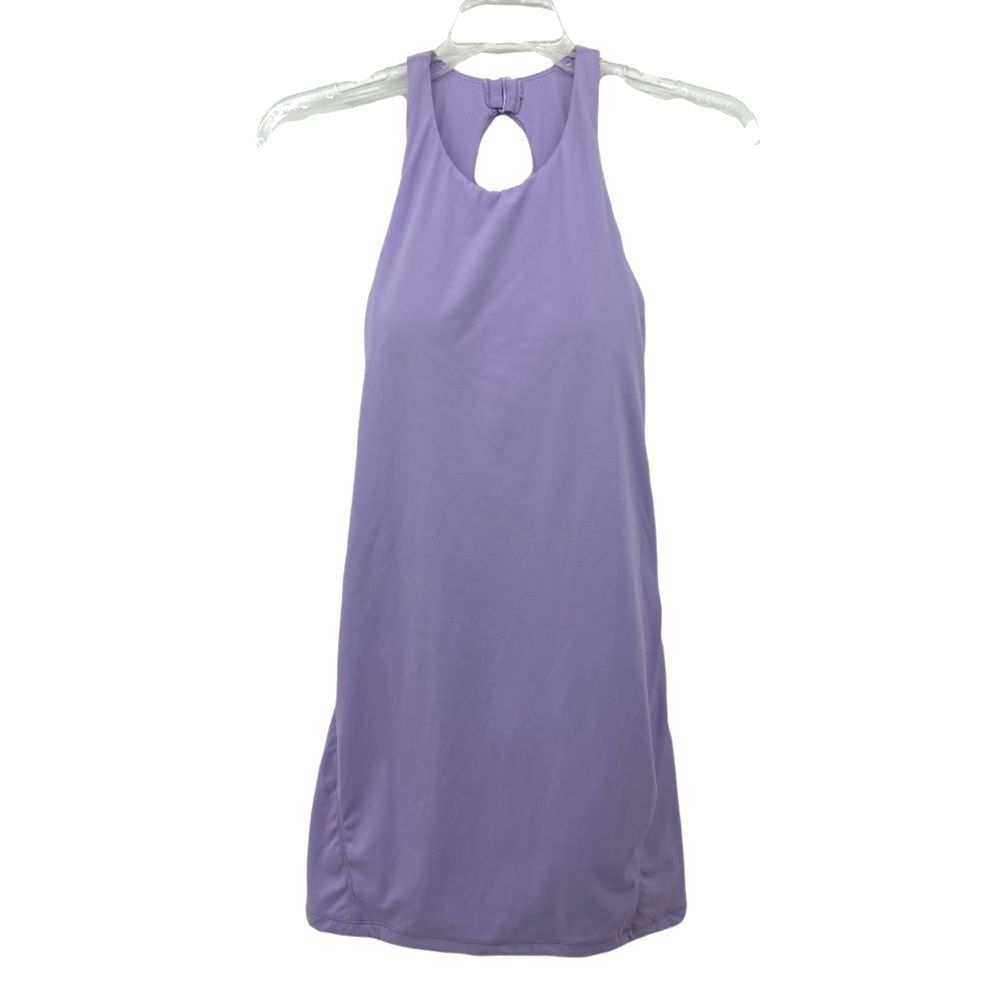 Glowmode Purple Sleeveless Athletic Dress built in shorts NWT